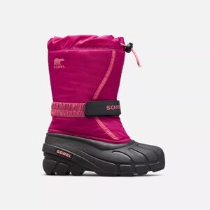 Sorel Pink and Black Winter Boots